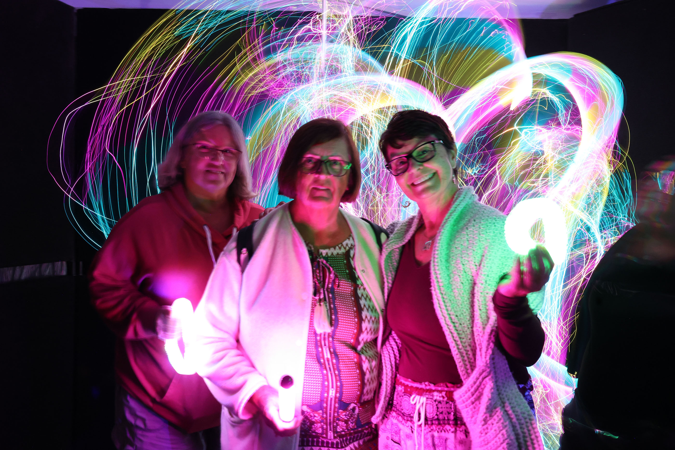 Art in the Park in the Dark: Light Painting with Friends